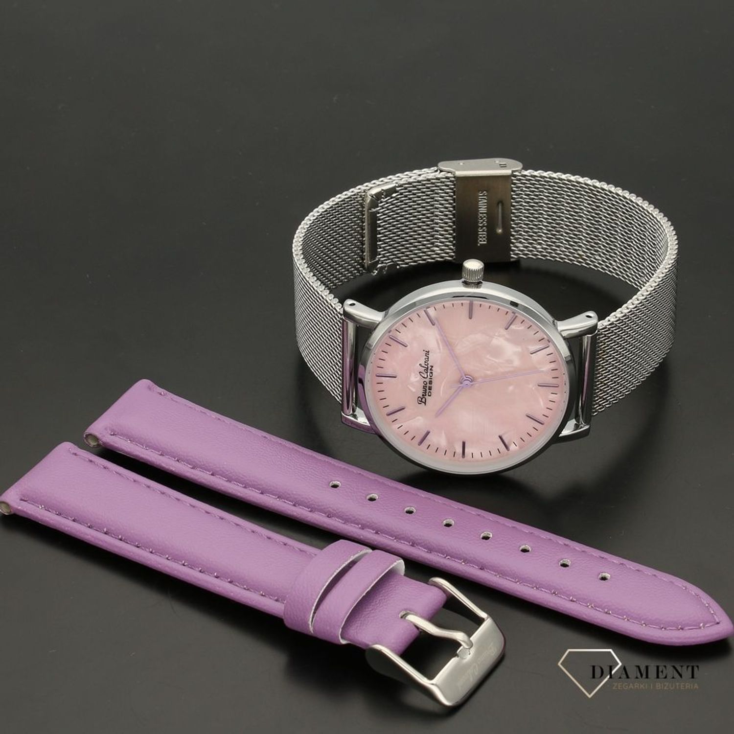 Zegarek damski Bruno Calvani BC90774 SILVER pasek fiolet (6).jpg